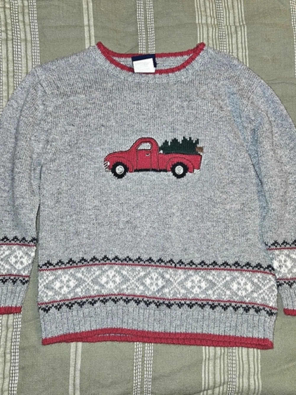 Great Guy Boys 4T Truck Holiday Sweater